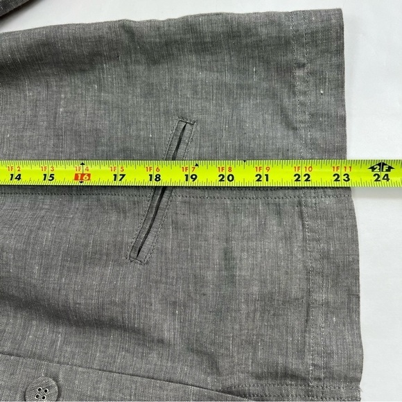 Jessica Women’s Lightweight Linen/Cotton Blazer/Jacket Sz 10 Gray Fabric Buttons - Picture 10 of 10